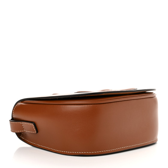 CELINE Smooth Calfskin Cuir Triomphe Folco Crossbody Bag Tan