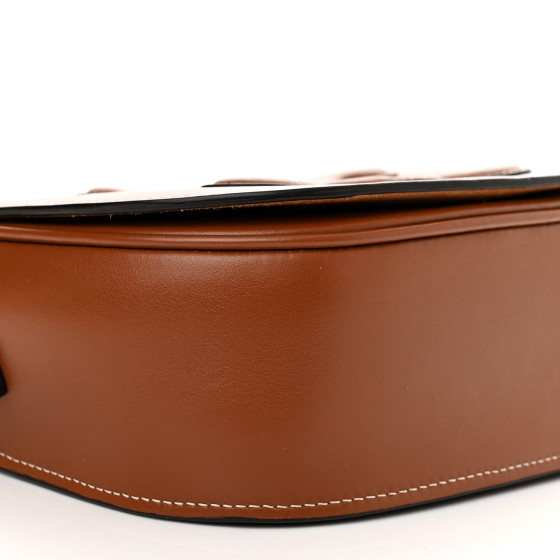 CELINE Smooth Calfskin Cuir Triomphe Folco Crossbody Bag Tan