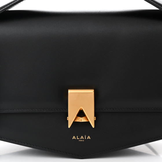 ALAIA Box Calfskin Le Papa East West Crossbody Black 1540507