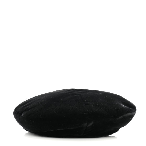 CHANEL ハット　ベルベット CHANEL Velvet Beret Hat S Black 1536848 | FASHIONPHILE