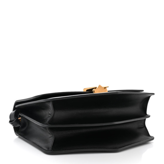 ALAIA◆Le Papa East ボックスカーフスキン ショルダーバッグ ALAIA Box Calfskin Le Papa East West Crossbody Black 1540507