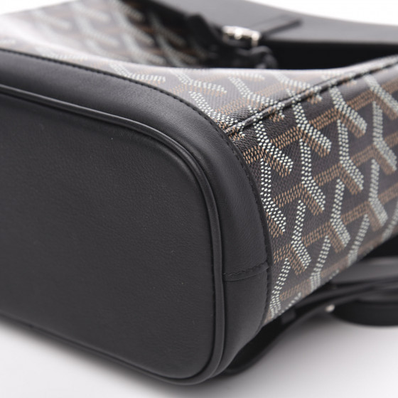 GOYARD Goyardine Calfskin Mini Alpin Backpack Black 662133