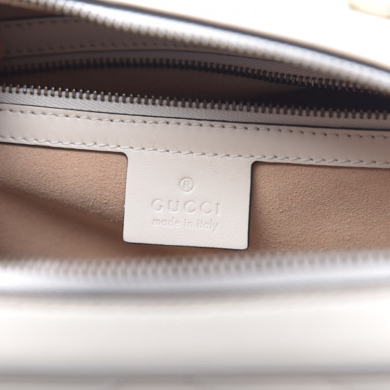 GUCCI Calfskin Matelasse Sylvie Web Small GG Marmont Top