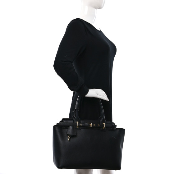 CELINE Supple Calfskin Medium Conti Black