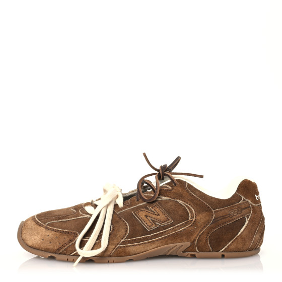 MIU MIU X NEW BALANCE Suede 530 SL Sneakers 40 Cinnamon
