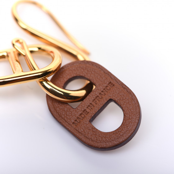 HERMES Swift O'Maillon Earrings Gold 678117 | FASHIONPHILE