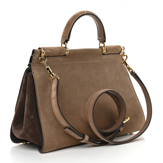 ハンドバッグ Dolce & Gabbana Brown Suede Sicily Handbag Small Sicily handbag in Brown for Women | Dolce&Gabbana® US