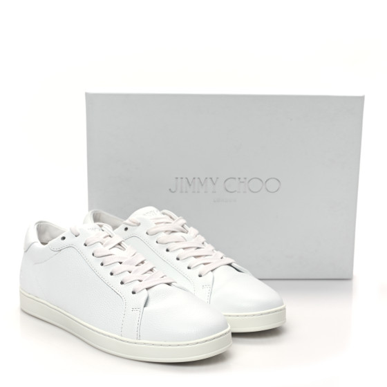Jimmy Choo Kai メタリック スニーカー JIMMY CHOO Calfskin Kai Sneakers 39.5 White 1570656