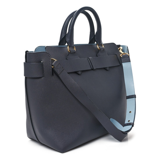 BURBERRY Marais Calfskin Medium Belt Bag Charcoal Grey