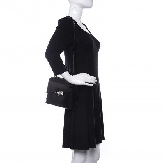 HERMES Box Verrou 21 Black 786034 | FASHIONPHILE