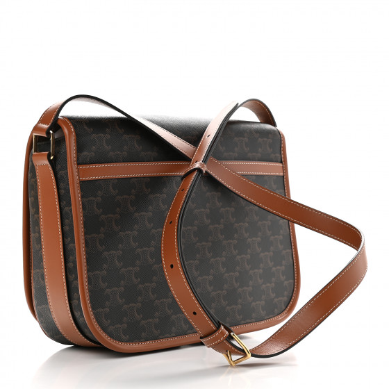 ショルダーバッグ CELINE Messenger bag Folco Triomphe Canvas with Celine print CELINE Messenger Folco in Triomphe Canvas with Celine print