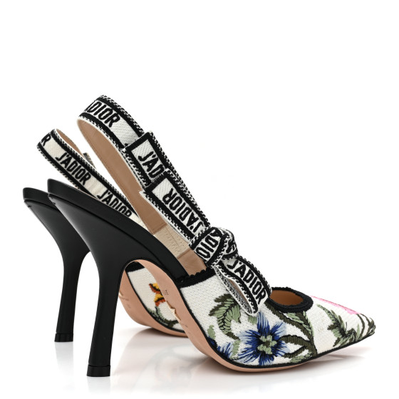 CHRISTIAN DIOR Ribbon Petites Fleurs Embroidered J'Adior
