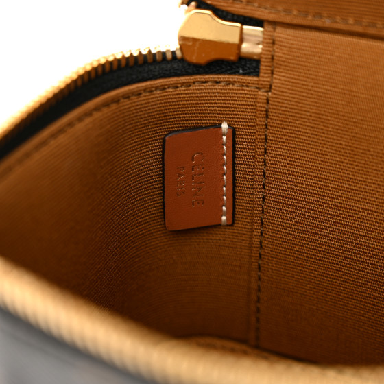ショルダーバッグ・ポシェット × ヴィンテージ(中古) Celine Triomphe Mini Vanity Case CELINE Smooth Calfskin Cuir Triomphe Mini Vanity Case Tan