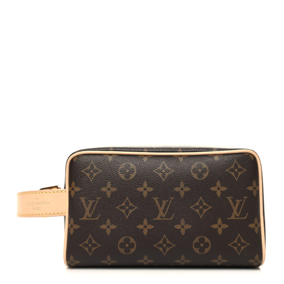 LOUIS VUITTON Monogram Locker Dopp Kit Toilet Pouch 1467001