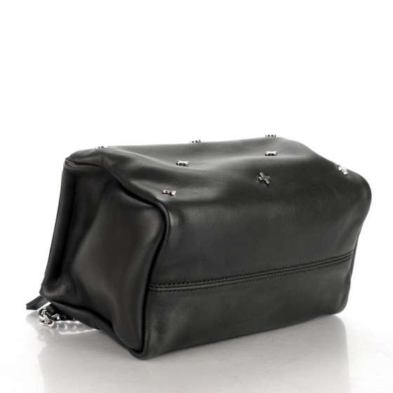 ★ JEDREFEB5★ Slant Mini Chain Bag Black Silver j23bcr002 GIVENCHY Calfskin Cross Mini Chain Pandora Black 162882