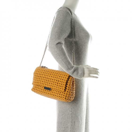 STELLA McCARTNEY ひざ丈スカート ベージュx黄 2318625F0029 STELLA McCARTNEY ひざ丈スカート 36(XS位) ベージュx黄