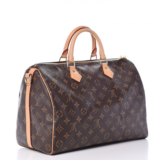 LOUIS VUITTON Monogram Speedy Bandouliere 35 604790