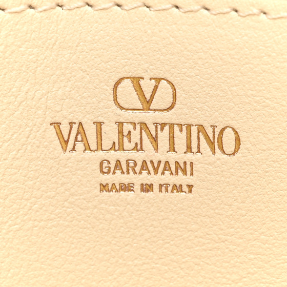 VALENTINO GARAVANI Metallic Boucle Raffia Calfskin Small