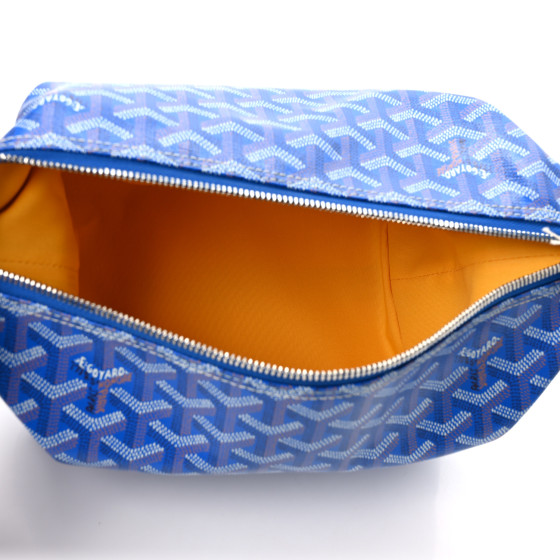 【送料・関税込み】Goyard Boeing 25 ポーチ Navy Blue Goyard Boeing 25 Trousse Bag - Blue Toiletry Bags, Bags
