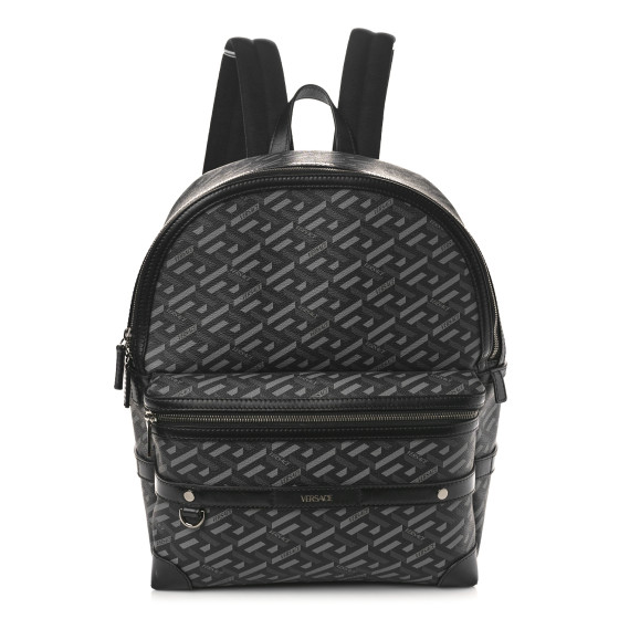Versace★素敵！La Medusa La Greca Backpack La Medusa Nylon Backpack | VERSACE US