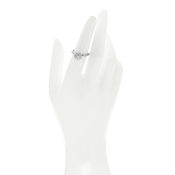 ☆nff☆ ball chip ringwhite nff59 TIFFANY 18K White Gold Diamond 8mm HardWear Ball Ring 52 6