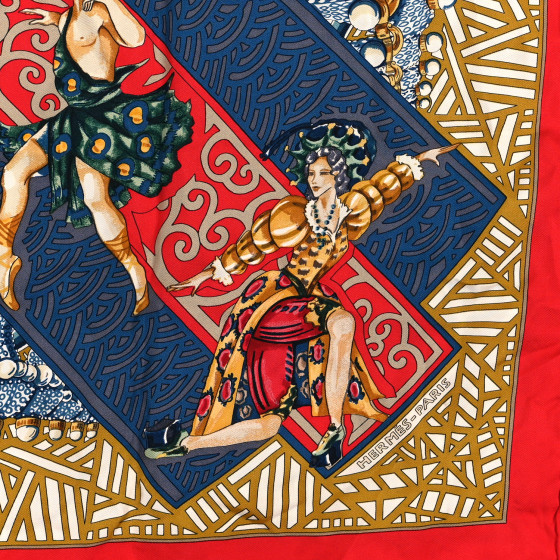 エルメス HERMES カレ90 スカーフ LES BALLETS RUSSES エルメス カレ90 LES BALLETS RUSSES ロシア バレエ スカーフ