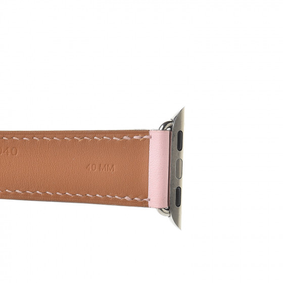 ★HERMES★ Apple Watch Band ★ Rose Sakura Apple Watch Hermès - 42mm Rose Sakura/Jaune de Naples Twill