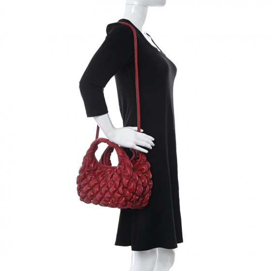 【関税&送料込】Valentino Garavani Nappa Small Hobo Bag VALENTINO GARAVANI Nappa Rosette Hobo Black 1551246