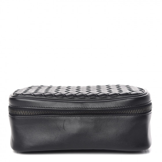 BOTTEGA VENETA Nappa Intrecciato VN Watch Case Black 460976