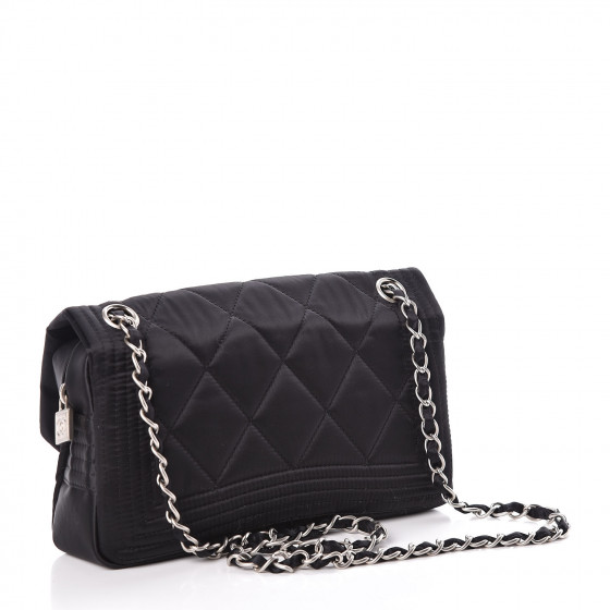 CHANEL Nylon Ski Sport Flap Black 447369 | FASHIONPHILE