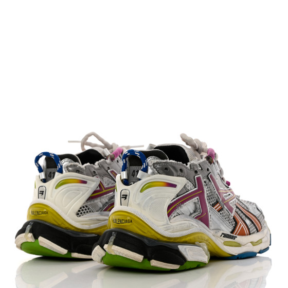 【BALENCIAGA】スピード リサイクルメッシュ ミュール ホワイト の ウィメンズ Speed リサイクル ニット ミュール