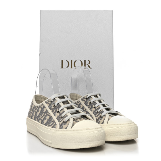 christian dior ，サイズ:22.5 Christian Dior White Calfskin and Suede Star Sneakers - size