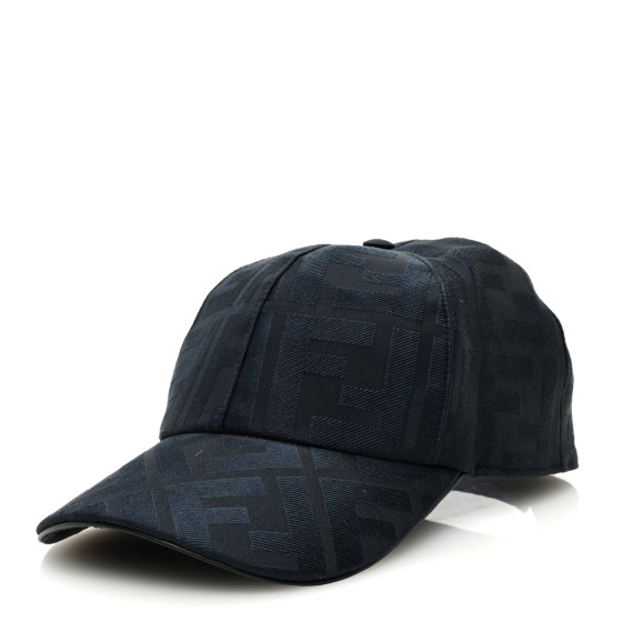 【関税&送料込み】Fendi Ff Canvas Hat FENDI Canvas FF Baseball Hat Navy 1509538 | FASHIONPHILE