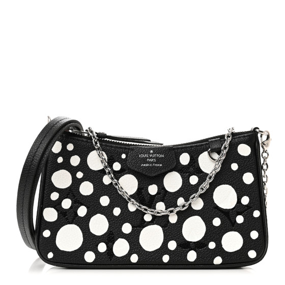 LOUIS VUITTON LV X YK Empreinte Easy Pouch On Strap Black White