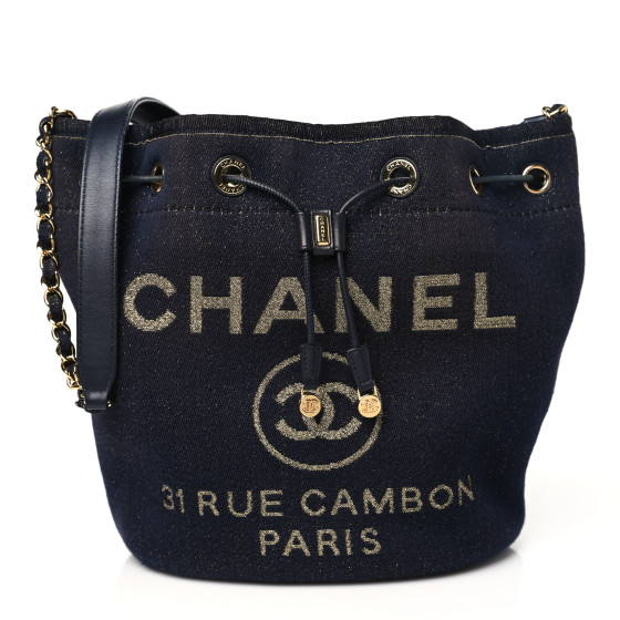 バッグ Chanel Deauville CHANEL: Tweed Canvas Deauville Bowling Bag – Luv Luxe Scottsdale