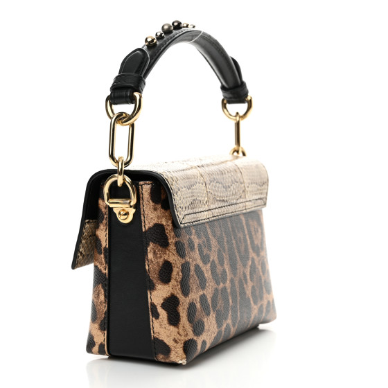 ★早期完売★Babylclub★Jewel leopard ribbon bag★大人気 DOLCE & GABBANA Dauphine Ayers Leopard Print Crystal