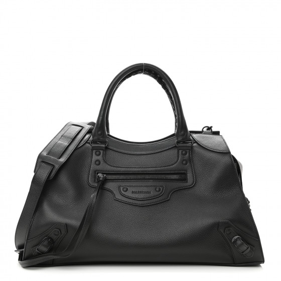 BALENCIAGA Grained Calfskin Neo Classic Black Hardware