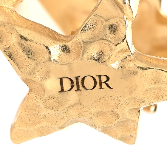 CHRISTIAN DIOR Metal Pearl Sea Garden Ring L 49/5 Gold