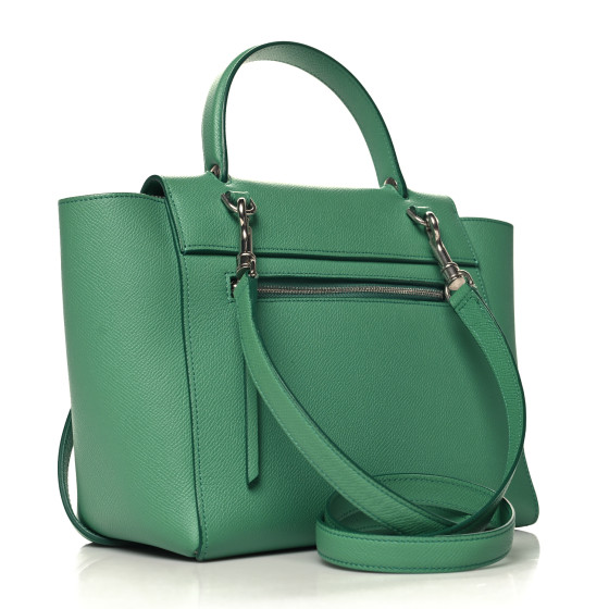 【関税込】MICRO BELT BAG IN GRAINED CALFSKIN セール CELINE Grained Calfskin Micro Belt Bag Cactus 1680471