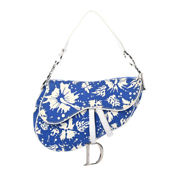 【ヴィンテージ】Rank:B☆Dior BLUE サドル クロスバッグ BUYMA VINTAGE 中古 【ヴィンテージ】Rank:B☆Dior BLUE サドル