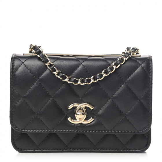 ショルダーバッグ・ポシェット × ヴィンテージ(中古) Chanel Trendy CC WOC Mini Crossbody Bag CHANEL Lambskin Quilted Mini Trendy CC Wallet On Chain WOC