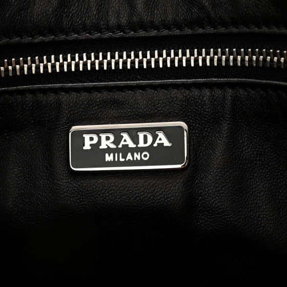 バッグ PRADA PRADA Medium Re-Nylon and brushed leather backpack