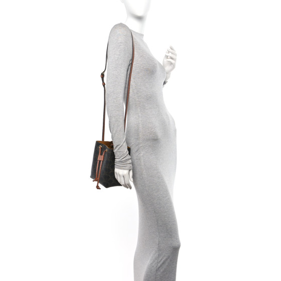 CELINE Triomphe Canvas Calfskin Micro Sailor Bag Tan 1547675
