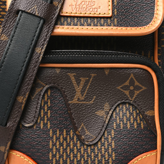 コラボ♪【LOUIS VUITTON x NIGO】Amazone Sling Bag Damier LOUIS VUITTON X NIGO Giant Damier Ebene Monogram Nano