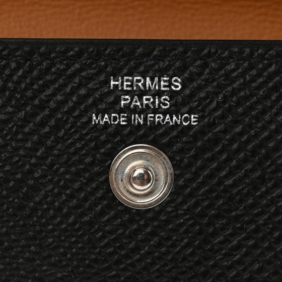 シェリエ　antique button culotte BLACKMタグ付き新品 HERMES Epsom Quadrige Kelly Pocket 18 Belt Black 1541341