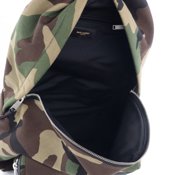 ■Saint Laurent■ Camouflage print backpack black 623698FAAE Saint Laurent Hunt camouflage-print backpack - Joseph | Men