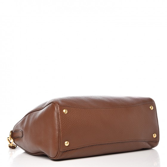 プラダ　ヴィッテロダイノ　ボストン PRADA Vitello Daino Boston Bag Palissandro 264749 | FASHIONPHILE