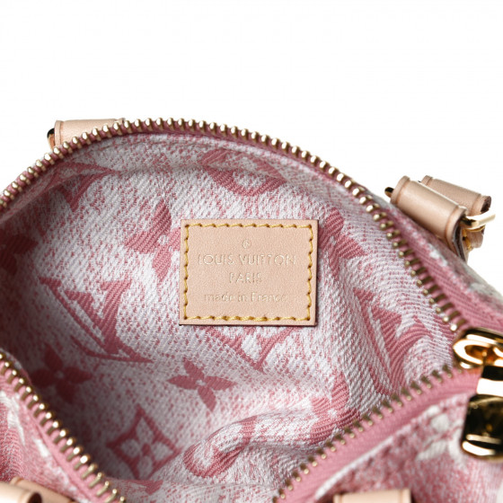 LOUIS VUITTON Monogram Jacquard Denim Nano Speedy