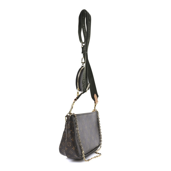 LOUIS VUITTON Monogram Multi Pochette Accessories Kaki