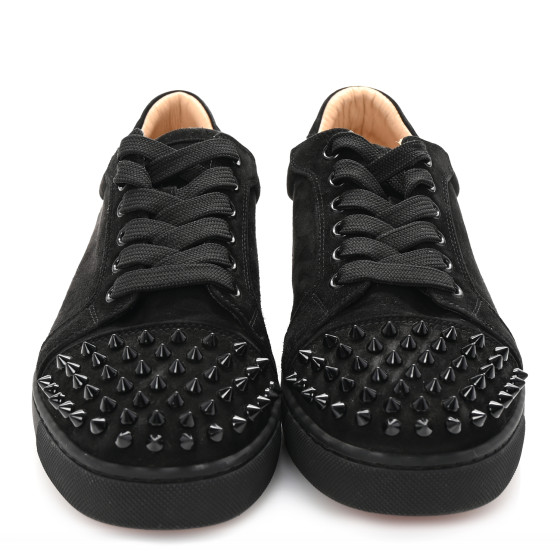 ルブタン ルイスジュニア ブラック スニーカー 38 Louis Junior - Sneakers - Calf leather - Black - Men